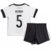 Cheap Germany Thilo Kehrer #5 Home Football Kit Children World Cup 2022 Short Sleeve (+ pants)